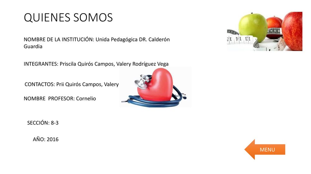 QUIENES SOMOS NOMBRE DE LA INSTITUCIÓN: Unida Pedagógica DR. Calderón Guardia. INTEGRANTES: Priscila Quirós Campos, Valery Rodríguez Vega.