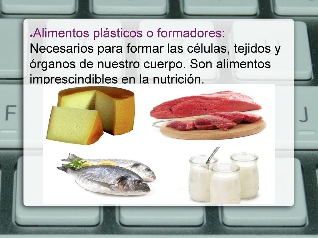 Alimentos energéticos: sirven como fuente de energía para realizar las distintas funciones vitales.