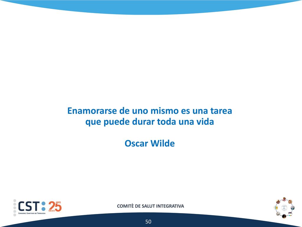 Enamorarse de uno mismo es una tarea que puede durar toda una vida