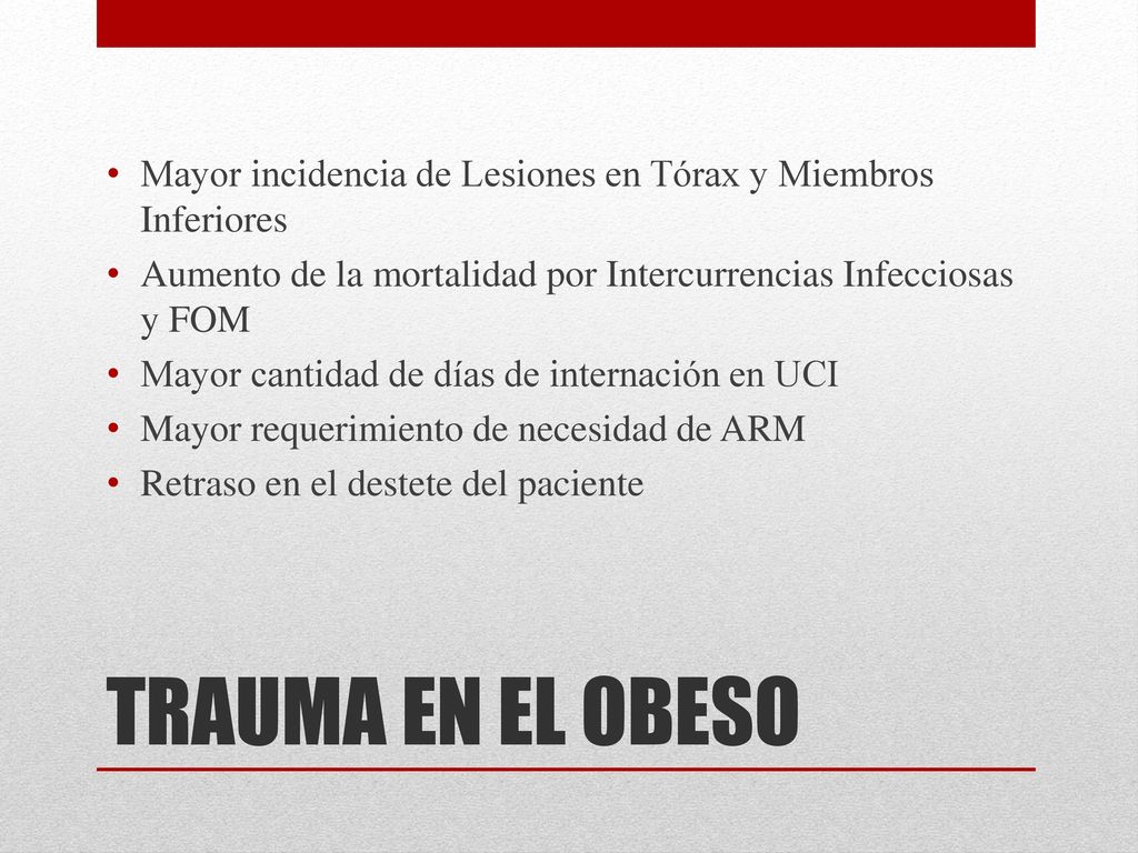 Mayor incidencia de Lesiones en Tórax y Miembros Inferiores