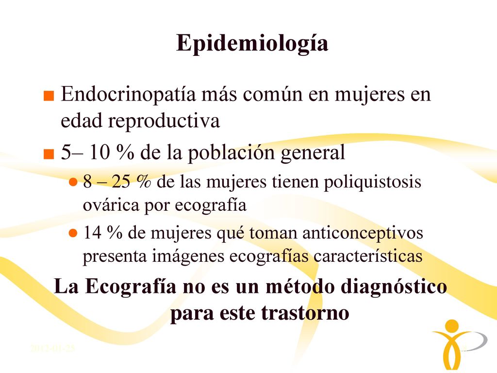 La Ecografía no es un método diagnóstico para este trastorno