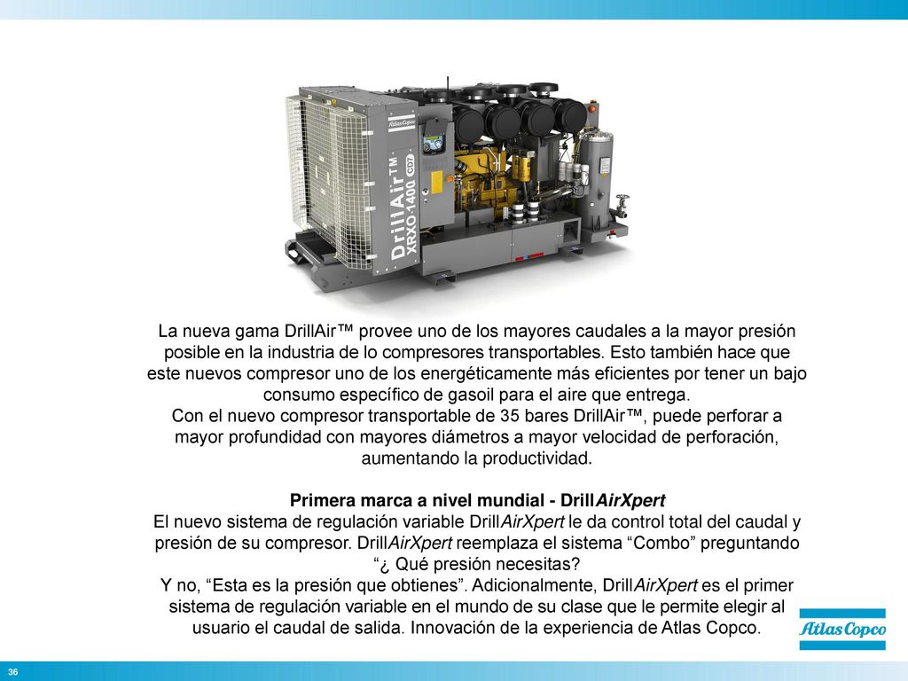 Primera marca a nivel mundial - DrillAirXpert