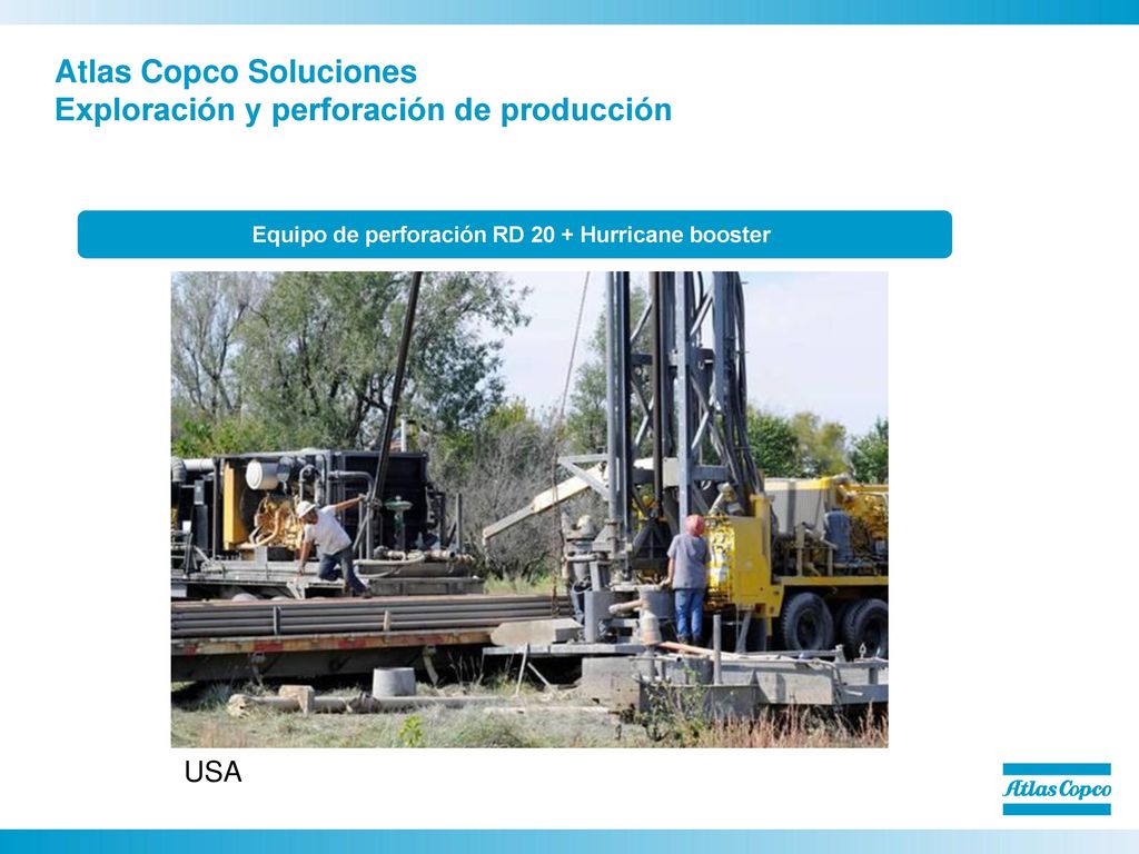 Atlas Copco Soluciones Exploración y perforación de producción