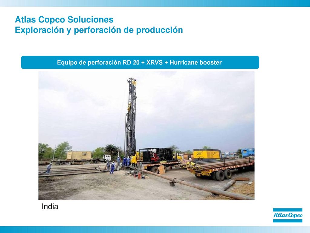 Atlas Copco Soluciones Exploración y perforación de producción