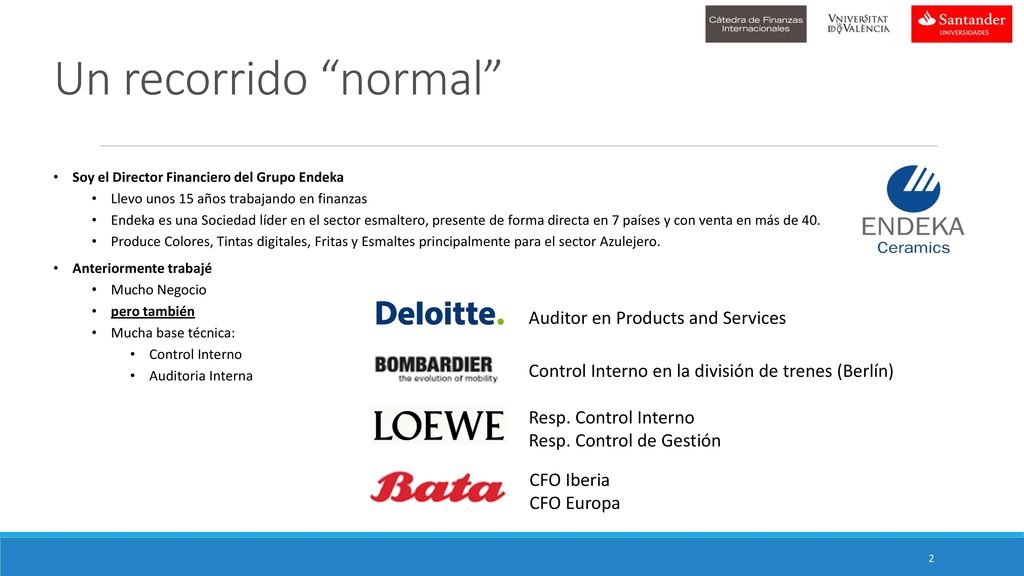 Un recorrido normal Auditor en Products and Services
