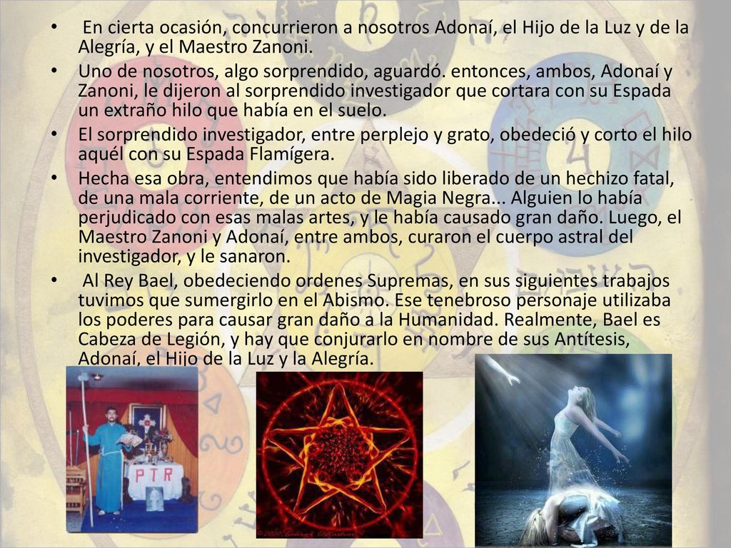 En cierta ocasión, concurrieron a nosotros Adonaí, el Hijo de la Luz y de la Alegría, y el Maestro Zanoni.