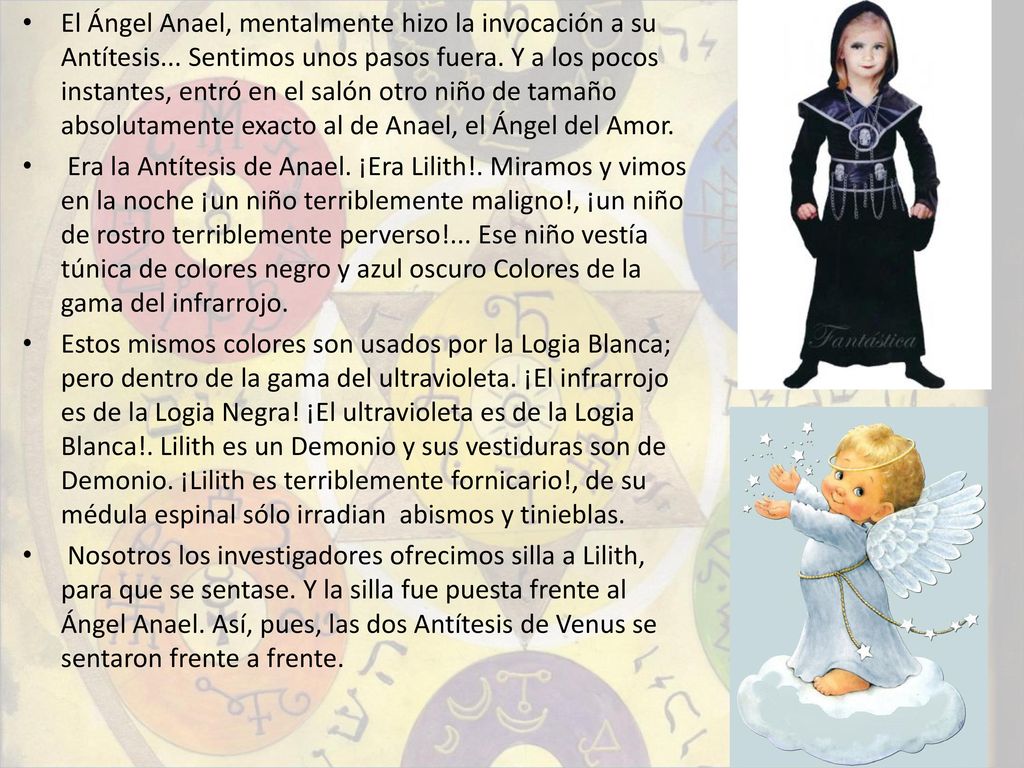 El Ángel Anael, mentalmente hizo la invocación a su Antítesis