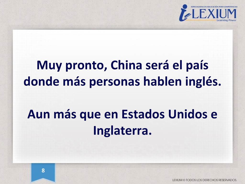 Muy pronto, China será el país donde más personas hablen inglés