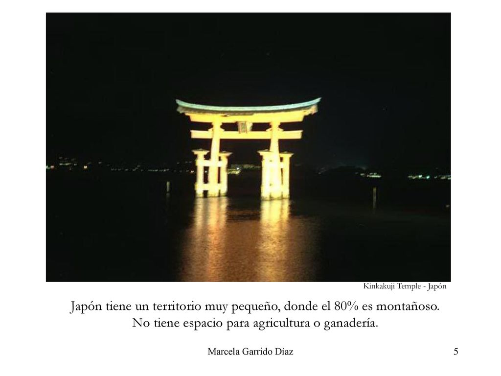 Japón tiene un territorio muy pequeño, donde el 80% es montañoso.