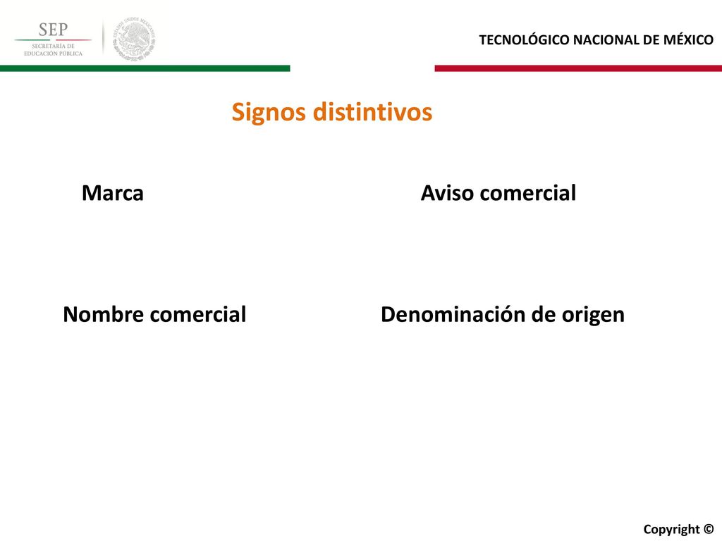 Signos distintivos Nombre comercial Marca Aviso comercial