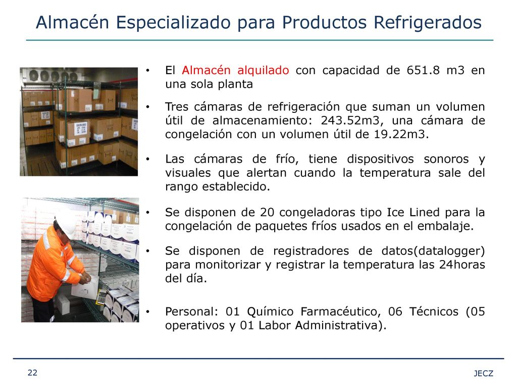 Almacén Especializado para Productos Refrigerados
