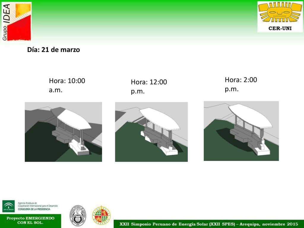 Día: 21 de marzo Hora: 10:00 a.m. Hora: 2:00 p.m. Hora: 12:00 p.m.