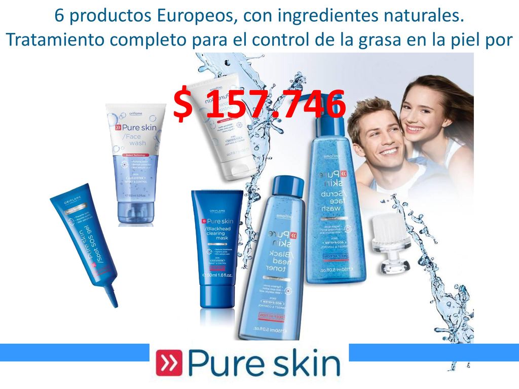 6 productos Europeos, con ingredientes naturales