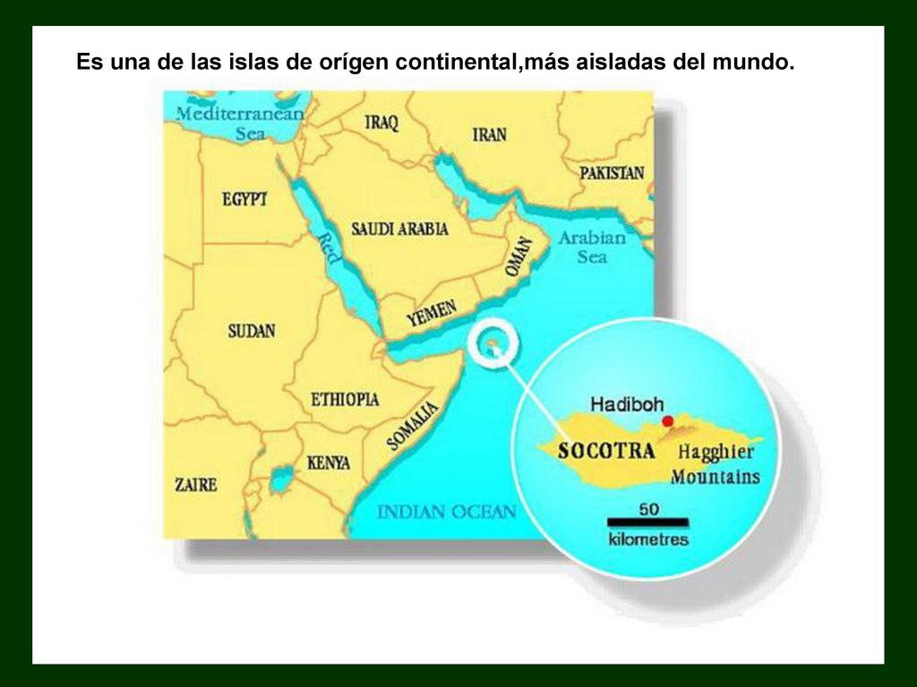 Es una de las islas de orígen continental,más aisladas del mundo.