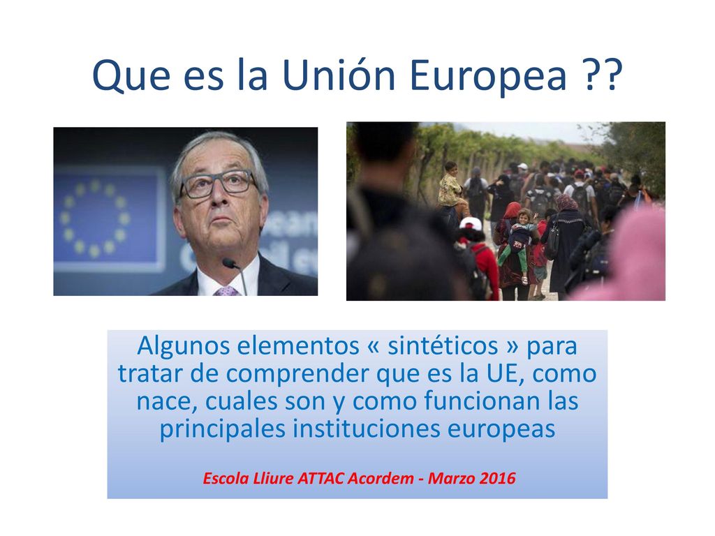 Escola Lliure ATTAC Acordem - Marzo 2016