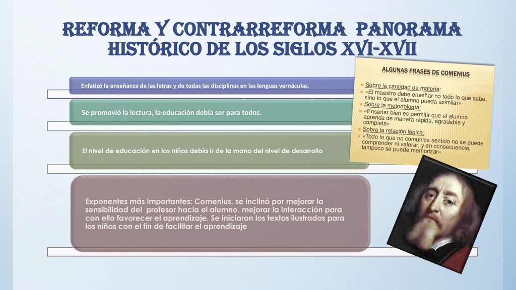 REFORMA Y CONTRARREFORMA Panorama histórico de los siglos XVI-XVII