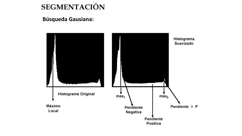 SEGMENTACIÓN Búsqueda Gausiana: