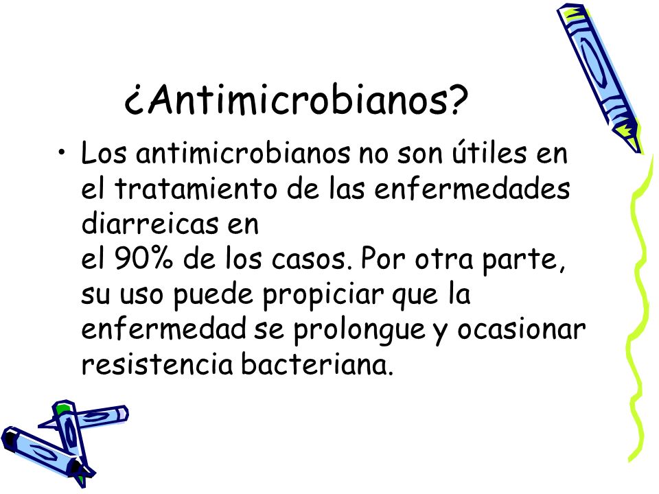 ¿Antimicrobianos