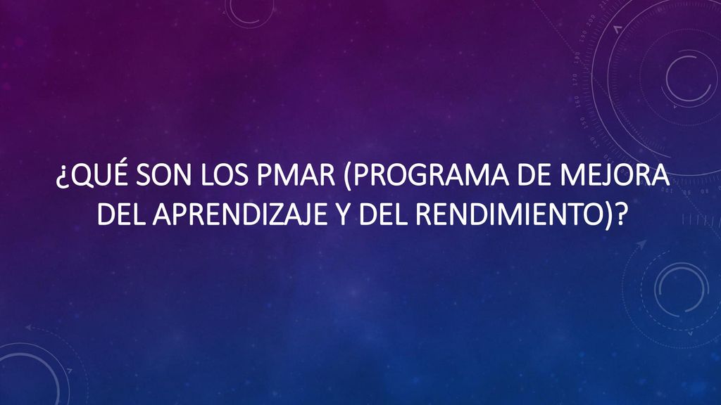 ¿Qué son los PMAR (Programa de Mejora del Aprendizaje y del Rendimiento)
