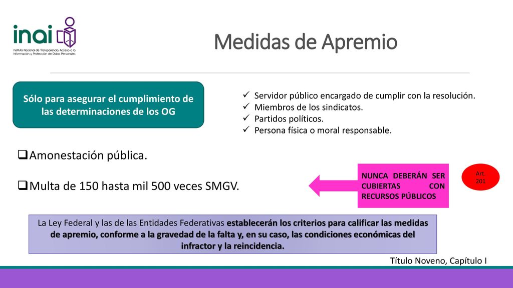 Sólo para asegurar el cumplimiento de las determinaciones de los OG