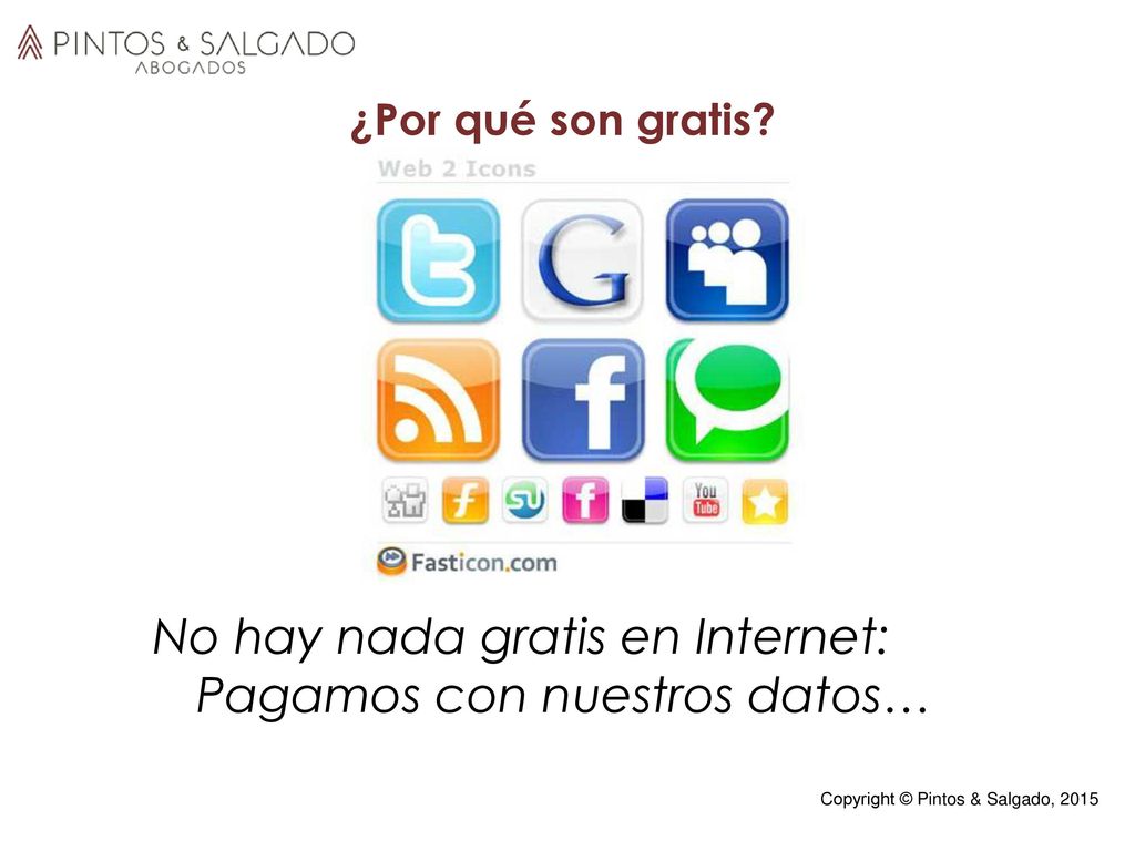 No hay nada gratis en Internet: Pagamos con nuestros datos…