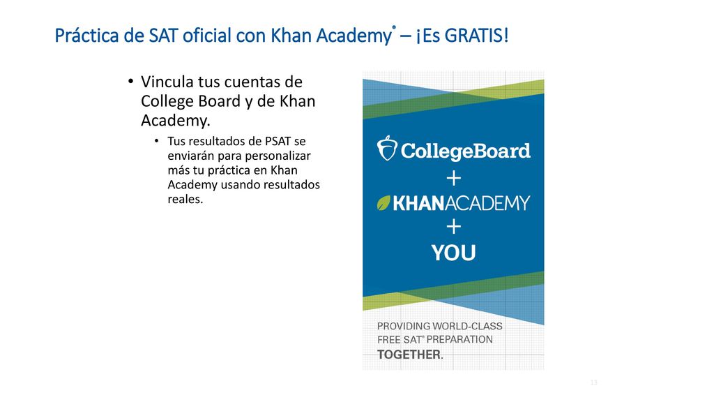 Práctica de SAT oficial con Khan Academy® – ¡Es GRATIS!