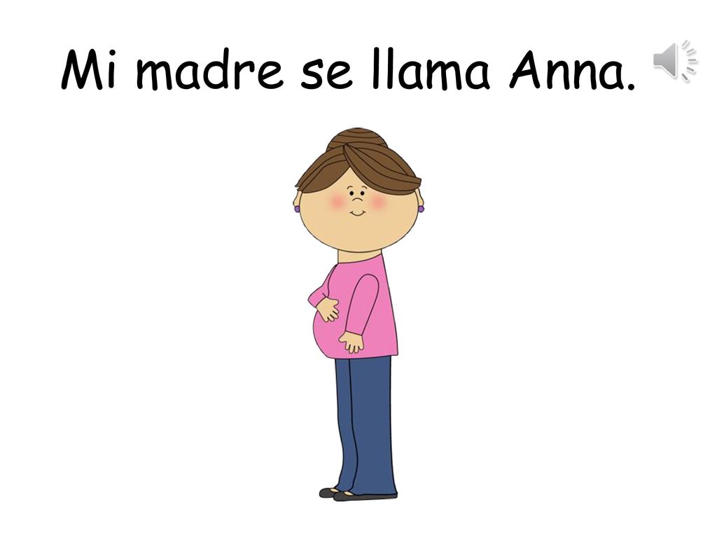 Mi madre se llama Anna. My mother is called Anna