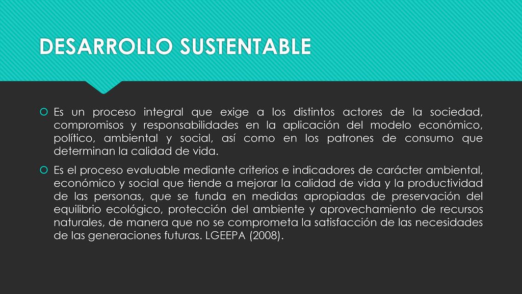 DESARROLLO SUSTENTABLE