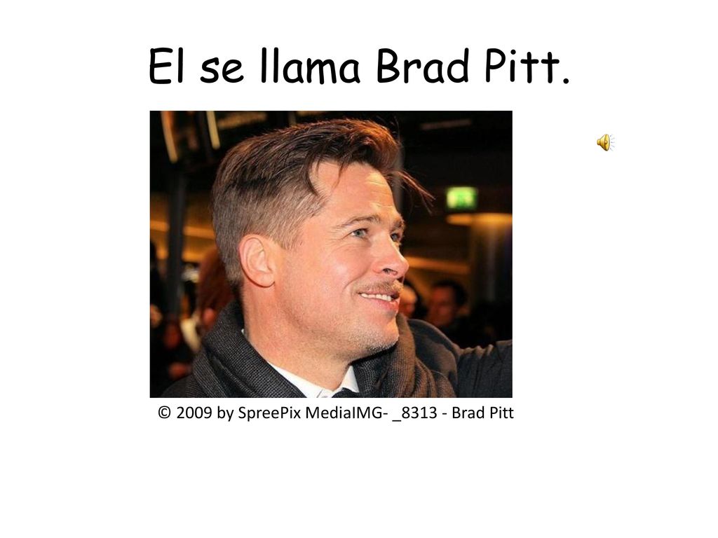 El se llama Brad Pitt. © 2009 by SpreePix MediaIMG- _ Brad Pitt