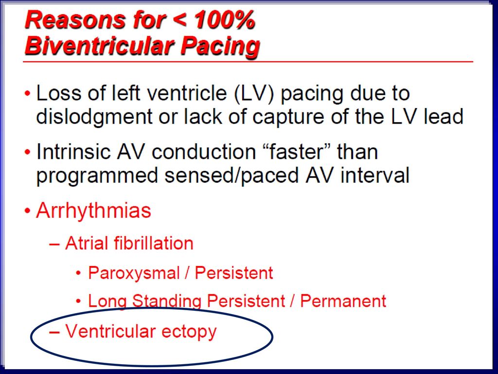 As you know the best results with CRT …are achieved with a percentage of BiV pacing near to 100%..... In this regard, studies have shown the importance of effective biventricular capture in CRT re- sponders (13)