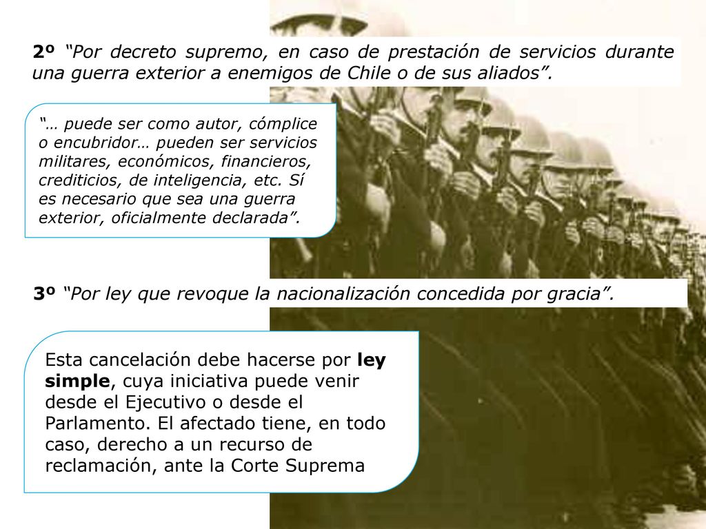 3º Por ley que revoque la nacionalización concedida por gracia .
