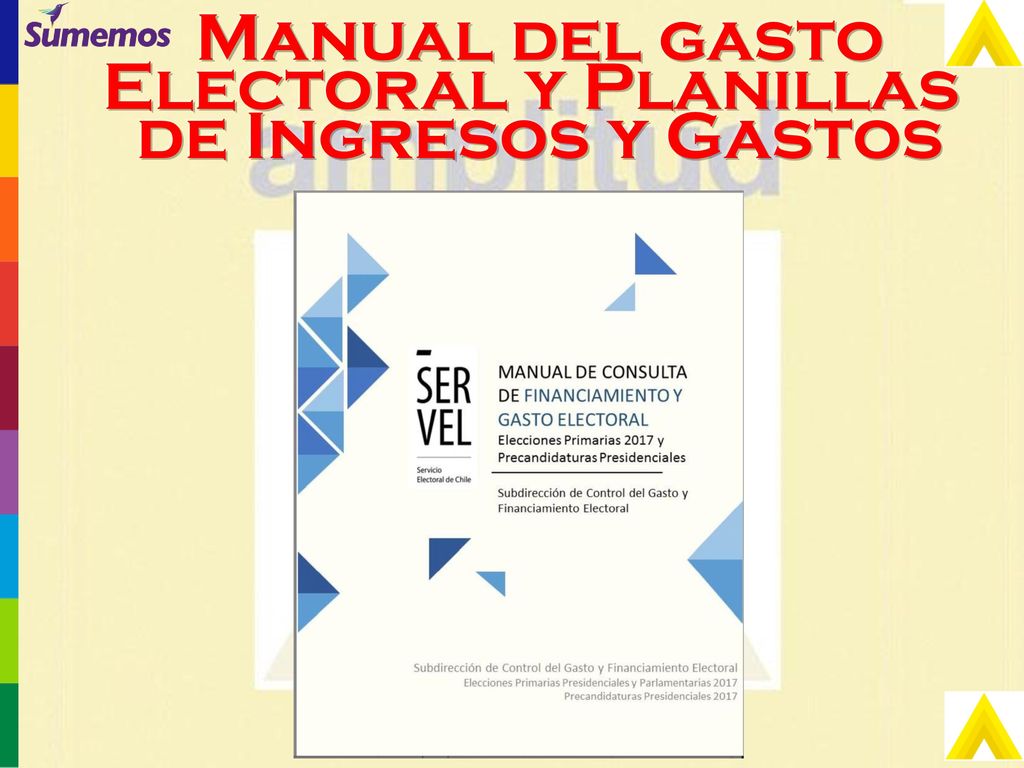 Manual del gasto Electoral y Planillas de Ingresos y Gastos