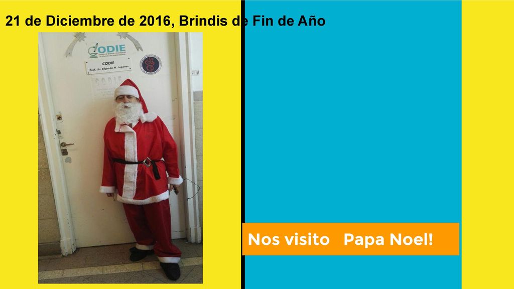 21 de Diciembre de 2016, Brindis de Fin de Año