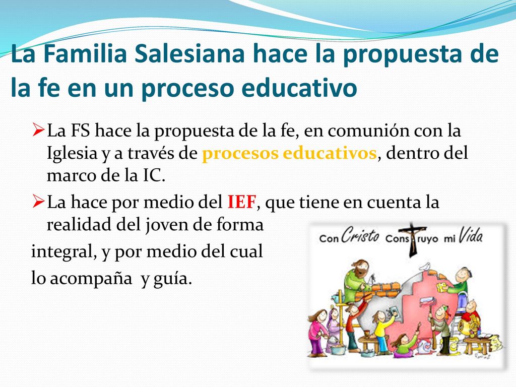 La Familia Salesiana hace la propuesta de la fe en un proceso educativo