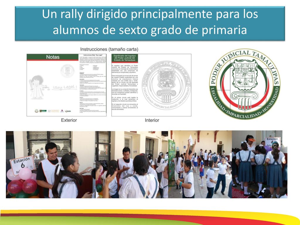 Un rally dirigido principalmente para los alumnos de sexto grado de primaria