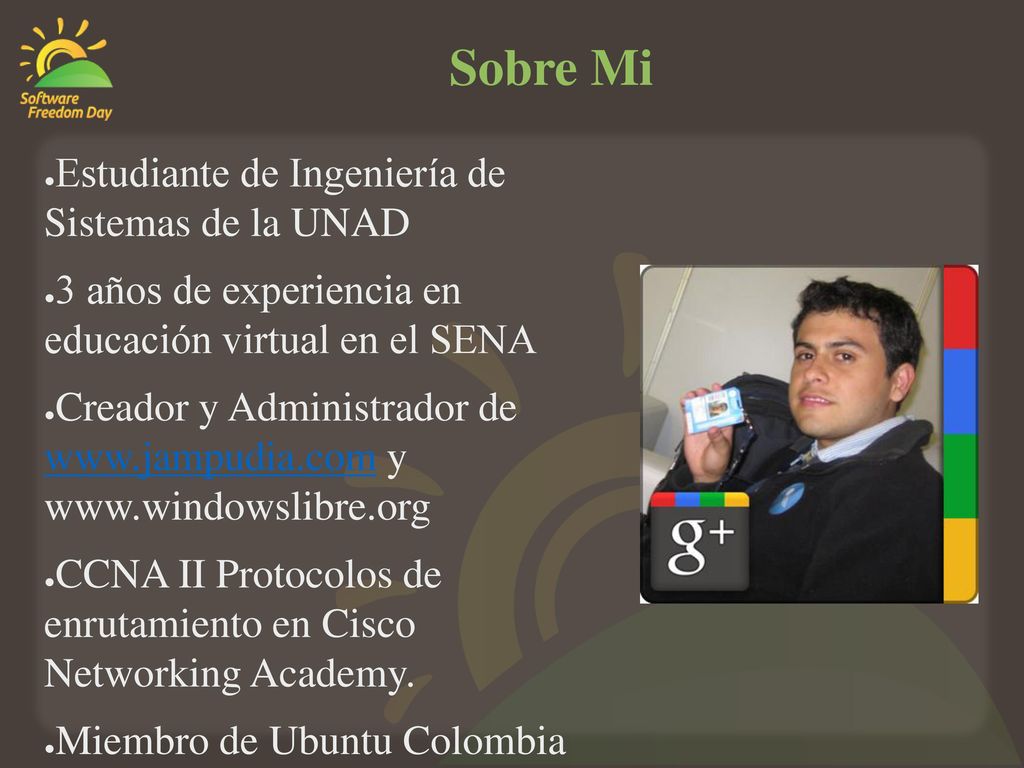 Sobre Mi Estudiante de Ingeniería de Sistemas de la UNAD