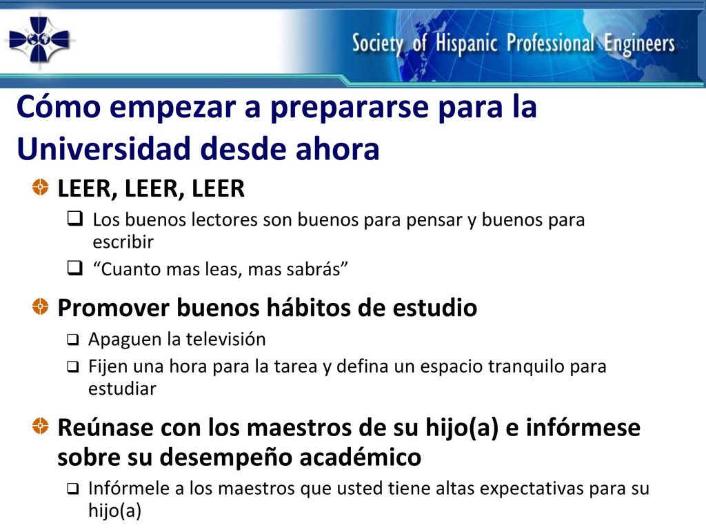 Cómo empezar a prepararse para la Universidad desde ahora