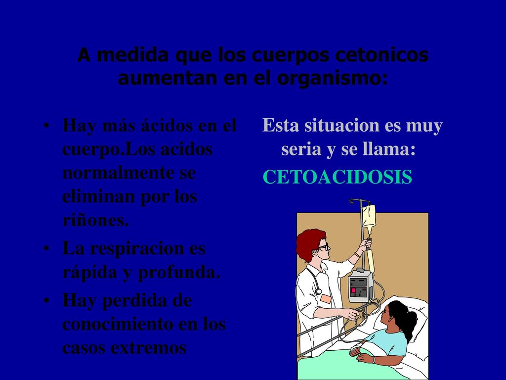 A medida que los cuerpos cetonicos aumentan en el organismo: