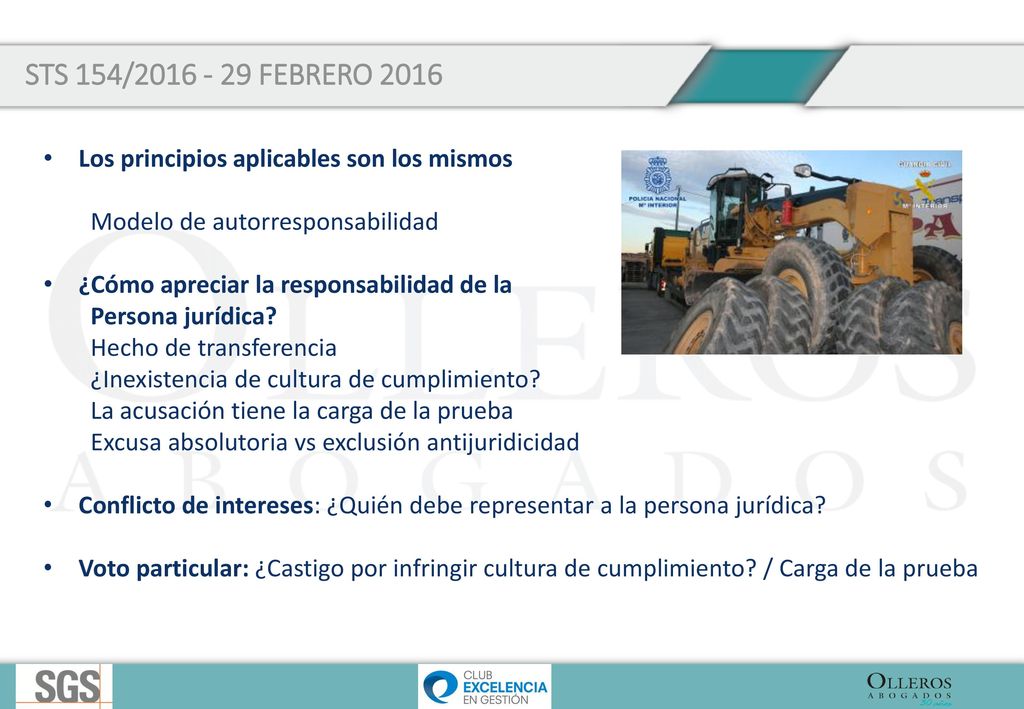 STS 514/ SEPTIEMBRE 2015 Primera vez que se aborda la responsabilidad penal de una persona jurídica en un recurso de casación.