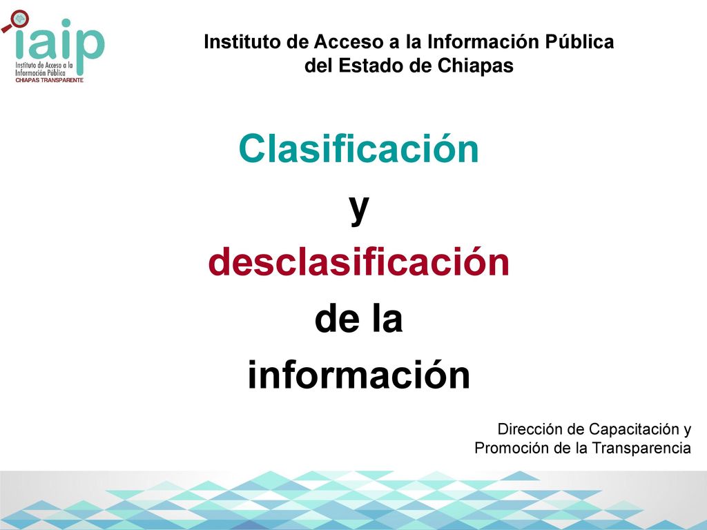 Instituto de Acceso a la Información Pública del Estado de Chiapas