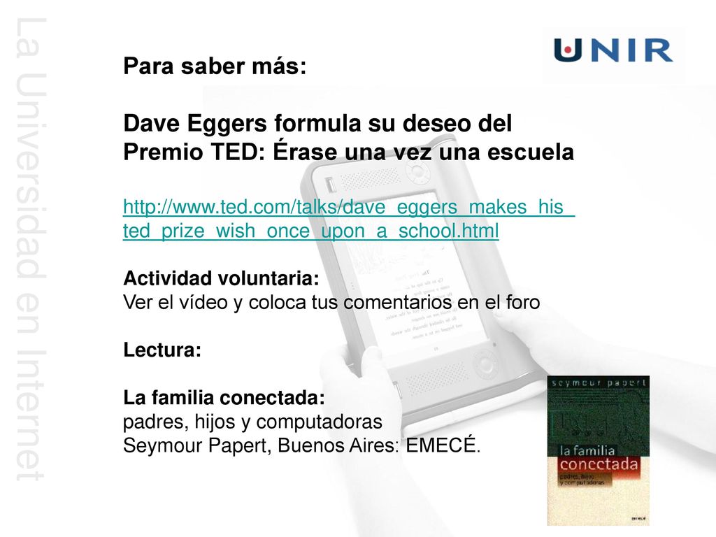 Dave Eggers formula su deseo del Premio TED: Érase una vez una escuela