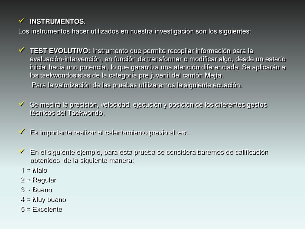 INSTRUMENTOS. Los instrumentos hacer utilizados en nuestra investigación son los siguientes: