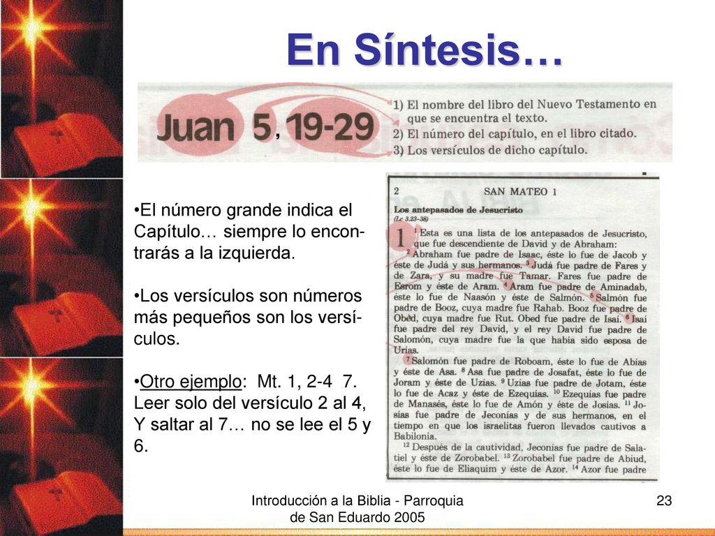 Introducción a la Biblia - Parroquia de San Eduardo 2005