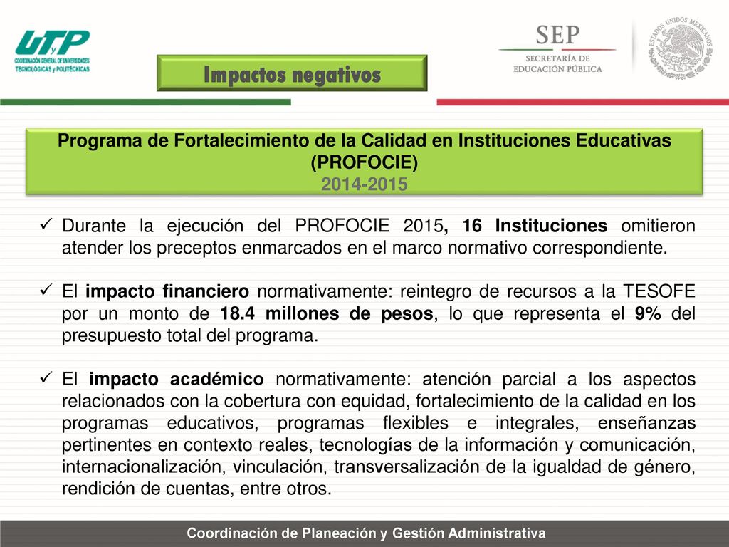 Programa de Fortalecimiento de la Calidad en Instituciones Educativas