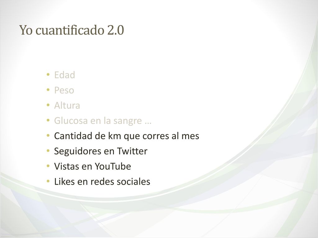 Yo cuantificado 2.0 Edad Peso Altura Glucosa en la sangre …