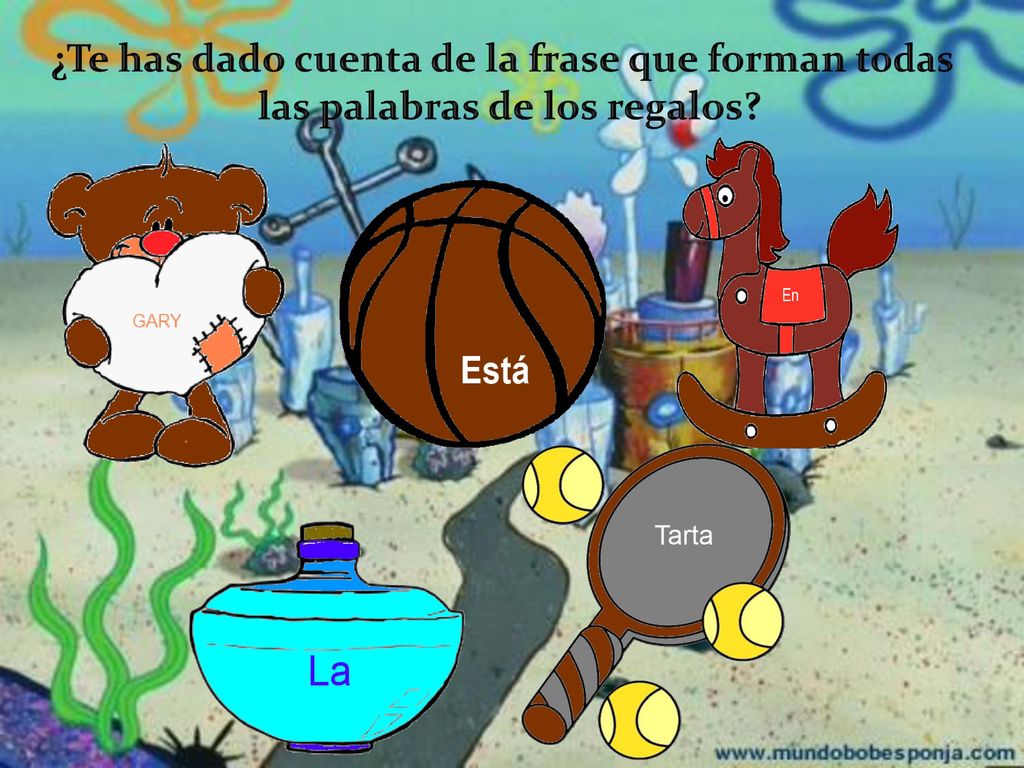 ¿Te has dado cuenta de la frase que forman todas