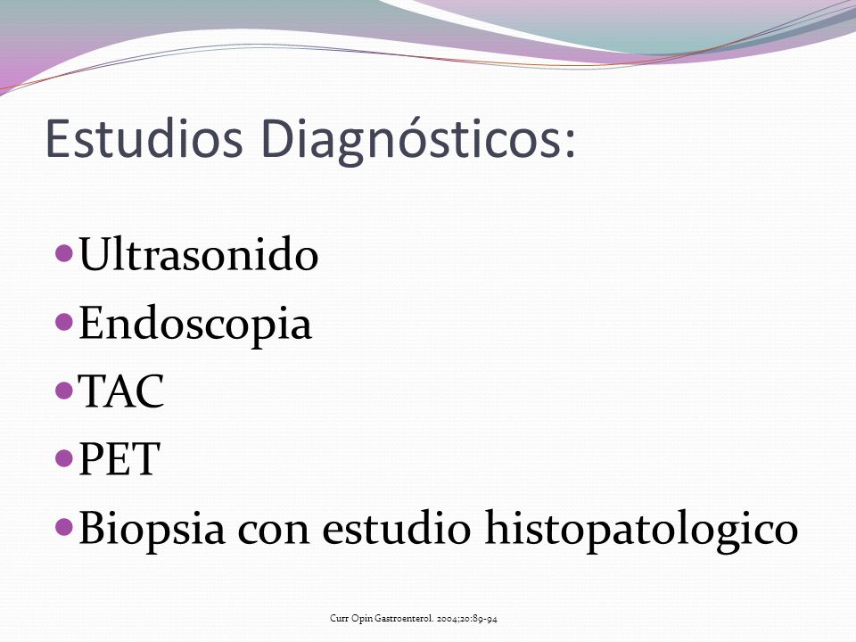Estudios Diagnósticos: