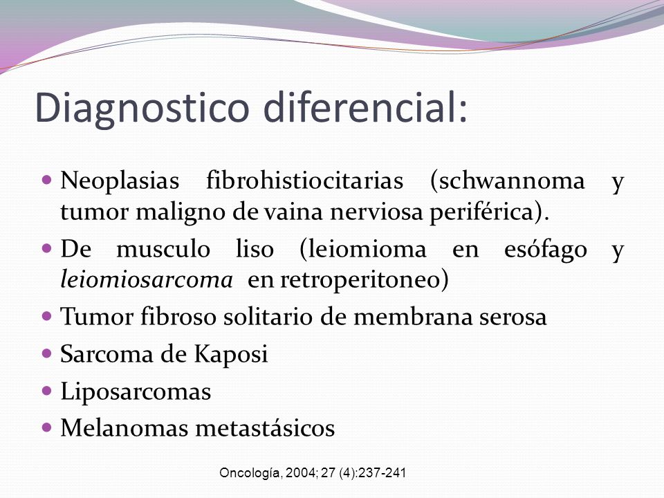 Diagnostico diferencial: