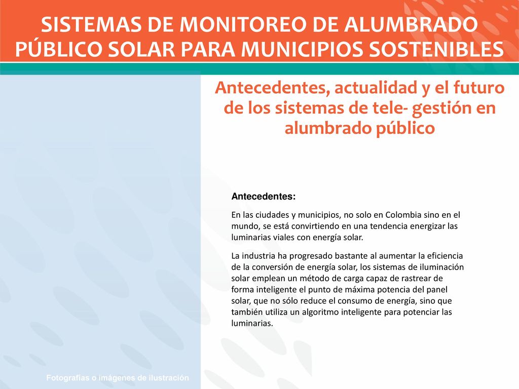 SISTEMAS DE MONITOREO DE ALUMBRADO PÚBLICO SOLAR PARA MUNICIPIOS SOSTENIBLES