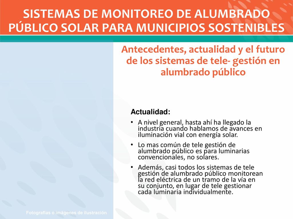 SISTEMAS DE MONITOREO DE ALUMBRADO PÚBLICO SOLAR PARA MUNICIPIOS SOSTENIBLES